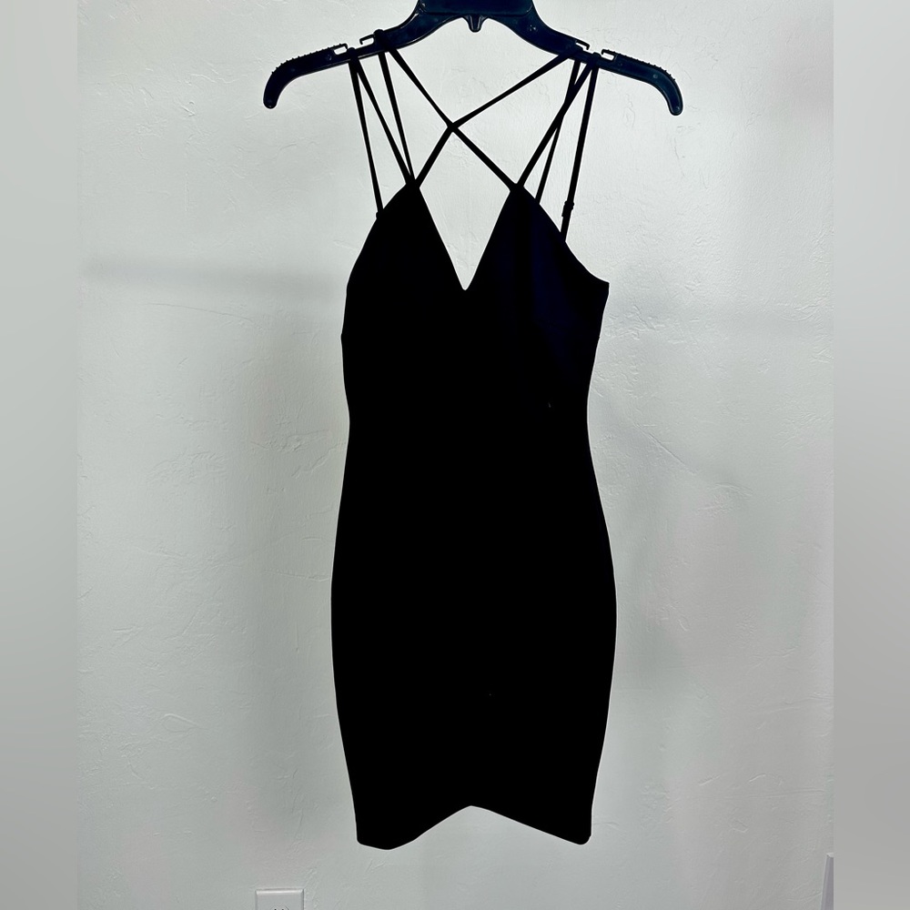 Black Dress Stretchy Guess XS-S